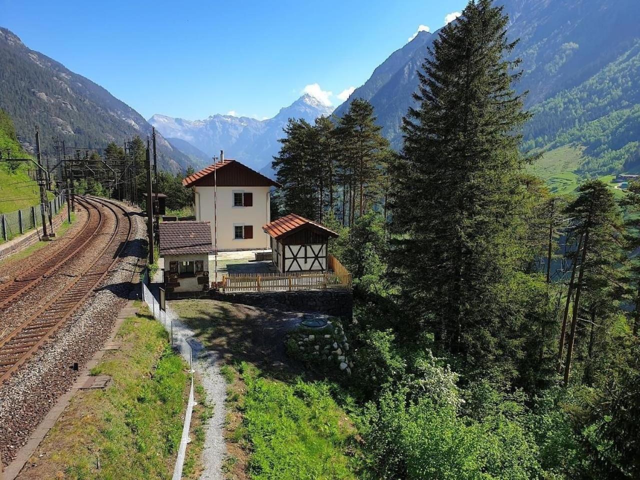 Вилла Bahnwaerterhaus Eggwald Вассен Экстерьер фото